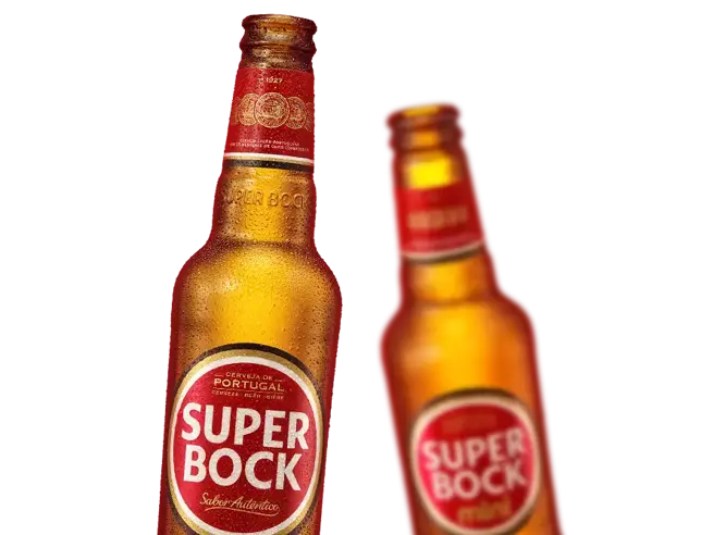Garrafas vazias Super Bock