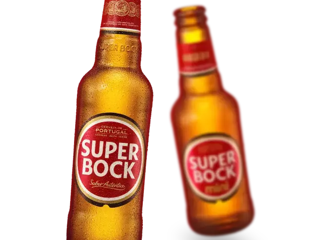 Garrafas vazias Super Bock