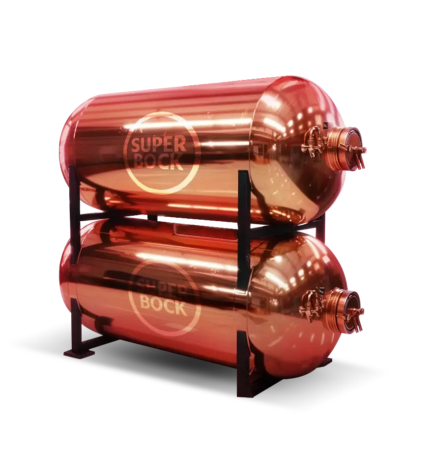 Tanques BeerDrive em pronto de venda